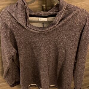 Columbia Purple Cowl Neck Sweatshirt Size L